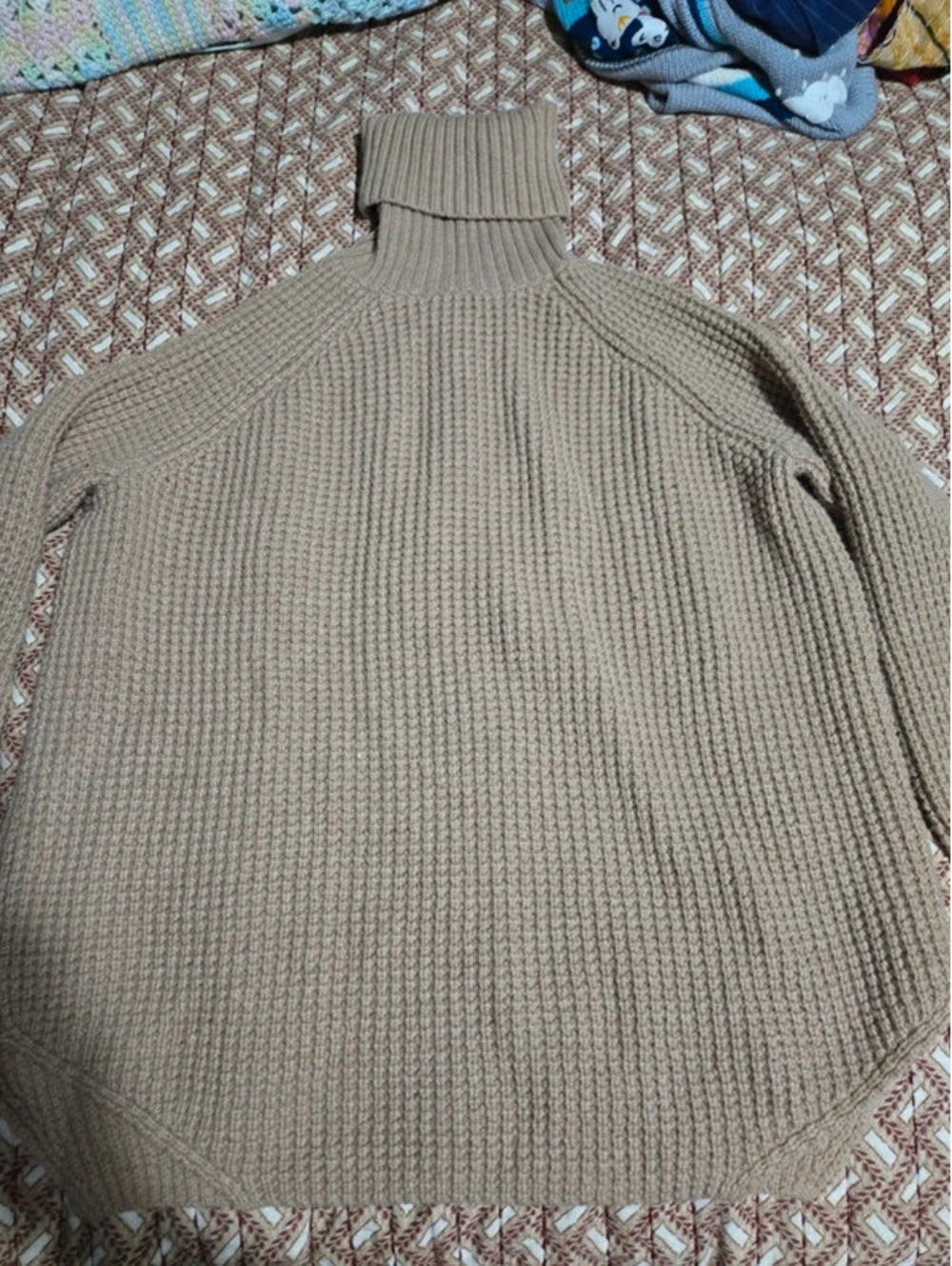 Hatch chunky turtleneck knit sweater OS